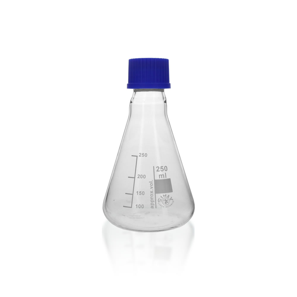 Produktbild von FunChem Erlenmeyerkolben 1000 Ml – Borosilikatglas, Enger Hals, Verstärkter Rand, Klare Skala