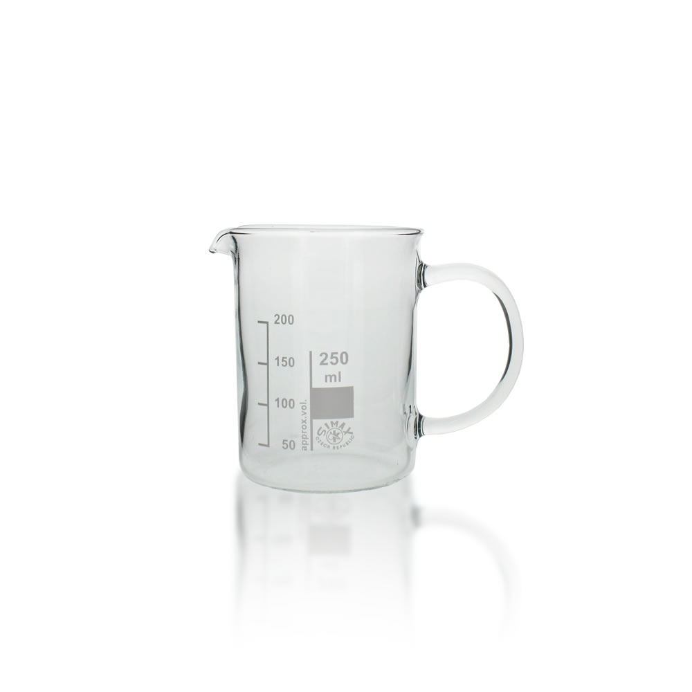 Kesheng 5 Messbecher Aus Glas – 5 Ml, Laborbedarf, Zum Messen Von Flüssigkeiten, Einfach Zu Reinigen