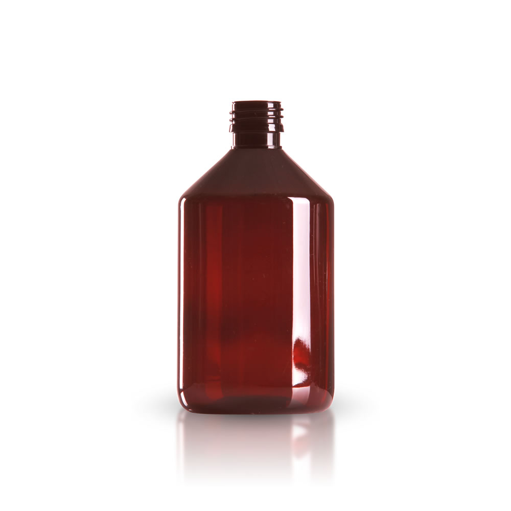 Kunststoff Medizinflasche 500ml (PET) Laborbedarf aus Glas und Kunststoff