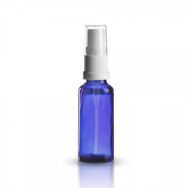 Tropfflasche blau 30ml + Pumpverschluss