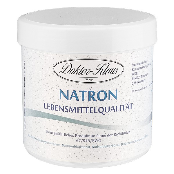 Doktor-Klaus Natron, 250g in weisser Dose, Lebensmittelqualität