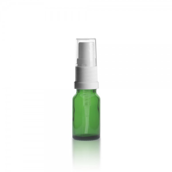 Grüne 10ml Tropfflasche + Pumpverschluss