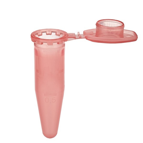 Reaktionsgefäß 1.5 ml rot