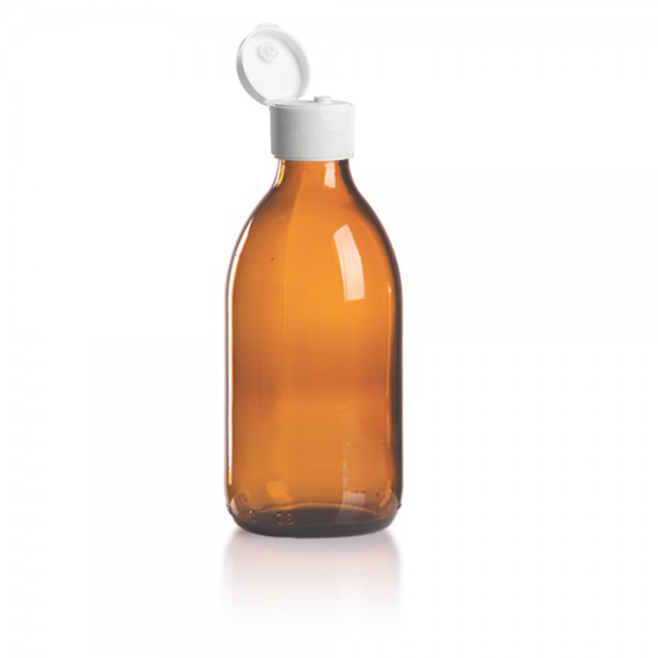 Euro Medizinflasche 250ml + Schraubverschluss