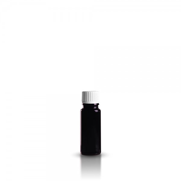 Violette Tropfflasche 10ml + Schraubverschluss