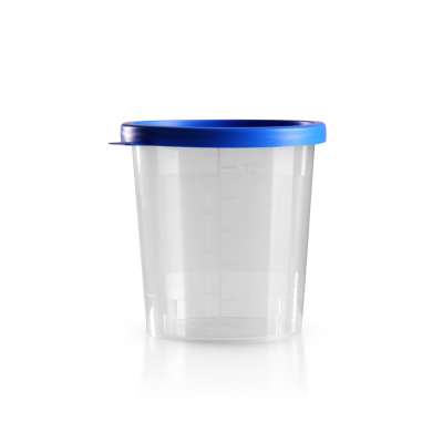 10 Stück Urinbecher 125 Ml Mit Schraubdeckel – Grün, Für Urinproben, Kunststoff